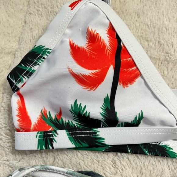 NWOT Zanful palm leaf bikini - Picture 5 of 6
